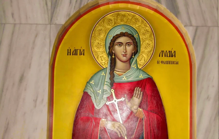 Saint Lydia icon