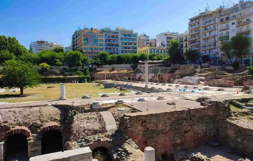 Thessalonica roman market agora