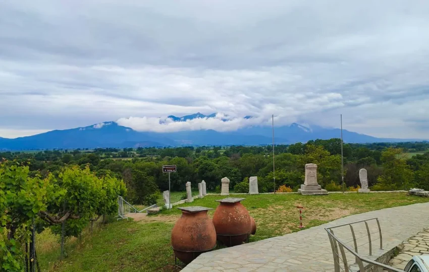 View from Philippi archaeological museum