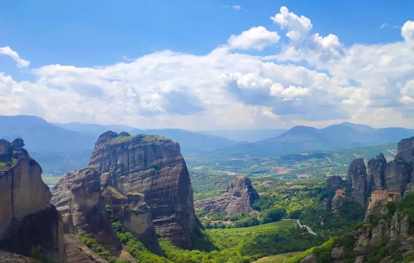 Meteora view Thessaloniki day trips