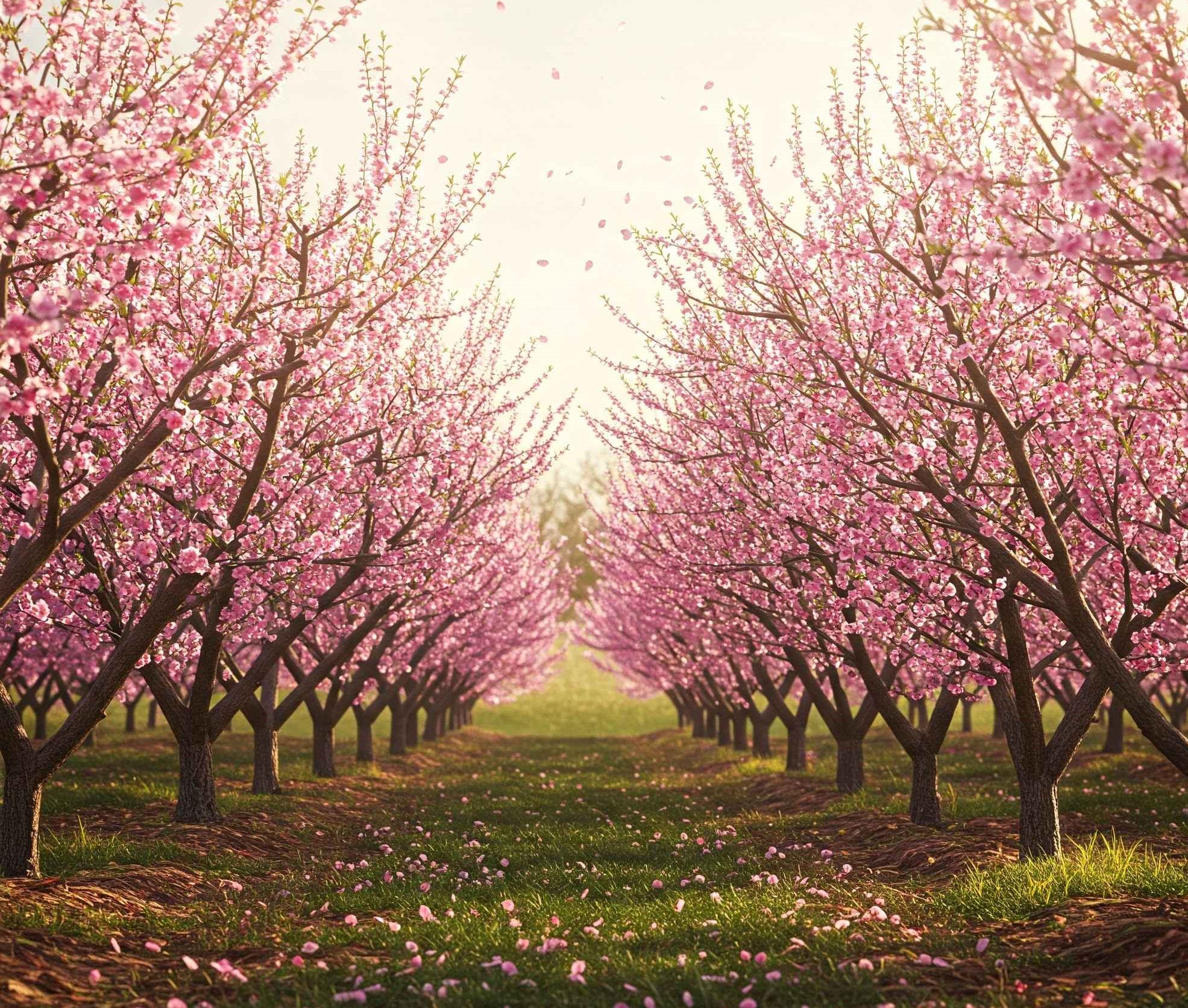 Brea peach tress+blossom - Thessaloniki Day trips